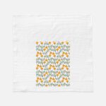 how to print your unique kitchen towel design image shows a flour sack towel wil image only printed in the front middle fold.