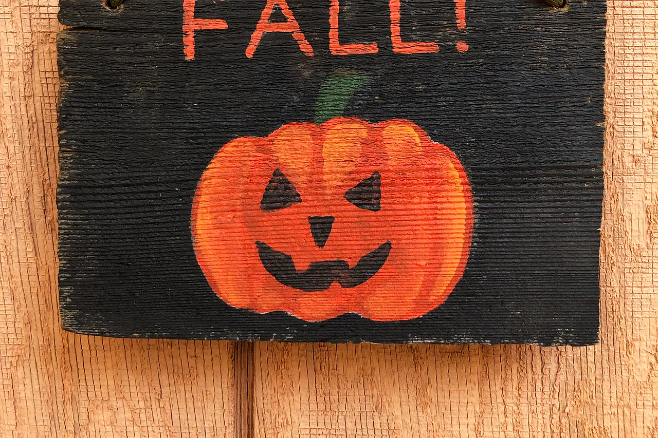 fall pumpkin porch sign